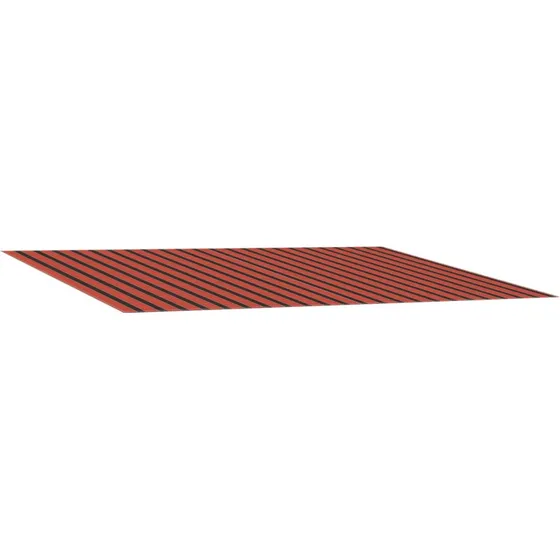 vidaXL Reservedug til markise, Orange/Brun, 350 x 250 cm