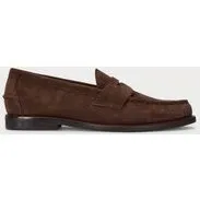 Polo Ralph Lauren Alston Penny loafers i ruskind, brun