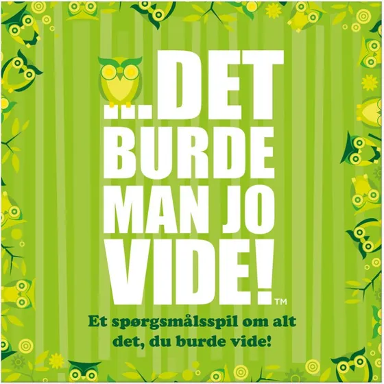 Det burde man jo vide - Selskabsspil med 400 spørgsmål