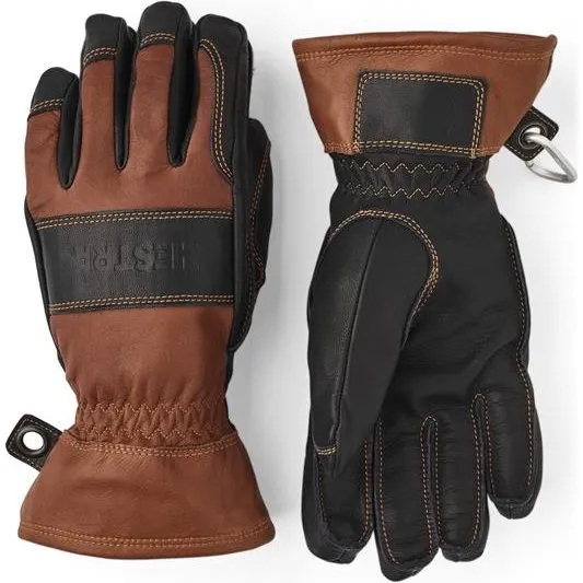 Hestra Fält Guide Handsker - Brun/Sort - 5-finger