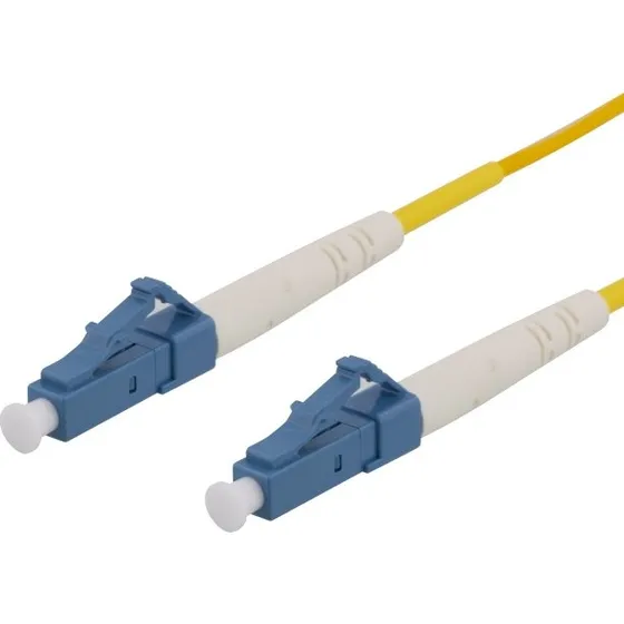 DELTACO OS2 Fiberkabel LC-LC, Simplex, Singlemode, 2m