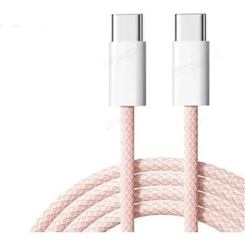 NÖRDIC USB-C til USB-C kabel 1m, 60W, Pink
