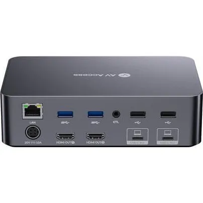 AV Access iDock C20 12-i-1 USB-C KVM-dockingstation