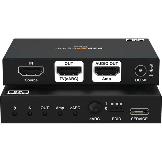 NÖRDIC 8K HDMI 2.1 eARC/ARC Lydextractor