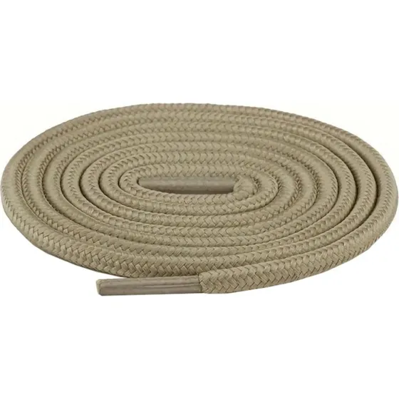 Snørebånd Runde 160 cm - Khaki