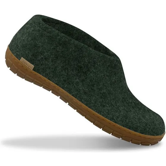 Glerups hjemmesko med naturgummisål