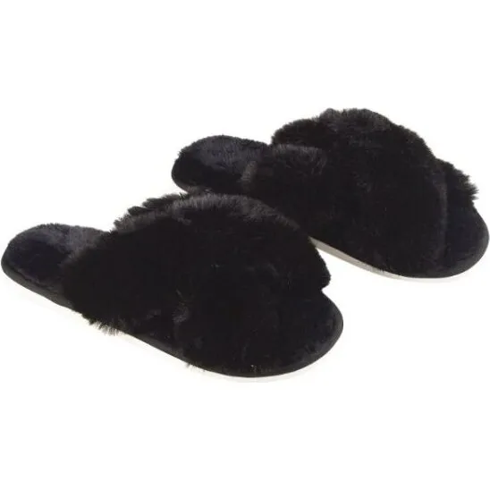 Fondaco Cozy tøfler, str. 36/37, sort