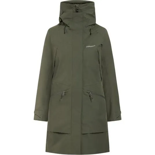 Didriksons Ilma Parka - Vandtæt Regnjakke i Deep Green