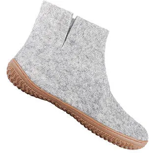 SHU`S filt-hjemmesko med gummisål Light Grey 38