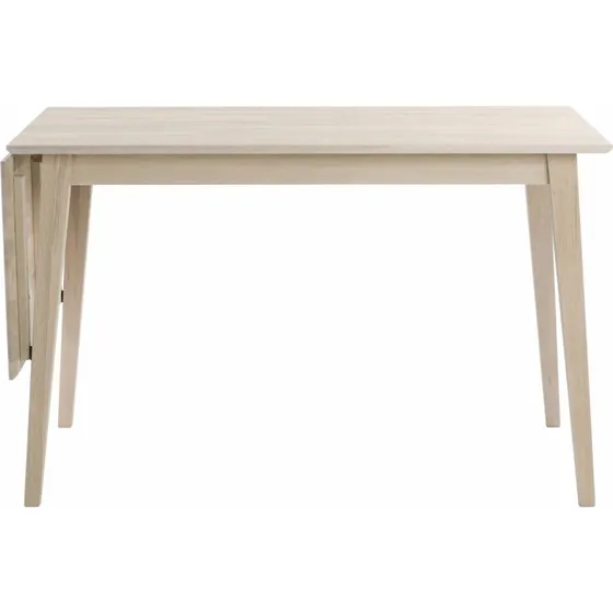 ROWICO Filippa spisebord - hvidolieret eg med klap (80x120+45)