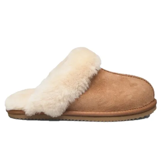Rosemunde Sydney Shearling Slippers H0243, Cognac