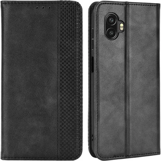 Wallet Stand Flip til Samsung Galaxy Xcover 6 Pro 5G - Sort