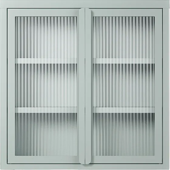 Department Store væghængt vitrineskab 60 × 60 cm – skifergrå