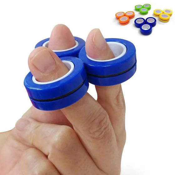 3-Pak Magnetiske Fidget-ringe
