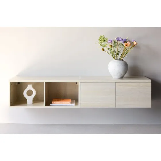 Venture Home Nomi TV-bord 180x35 cm - Whitewash