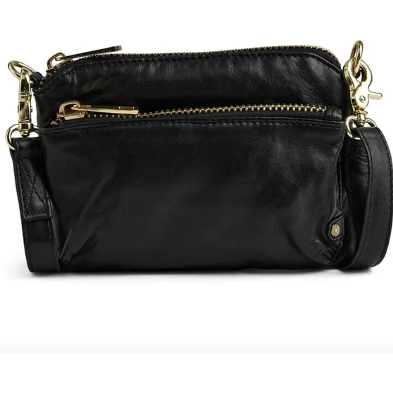 Clutch crossover - Sort/guld med justerbar rem