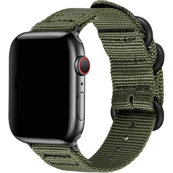 SKALO Nato-armbånd i Nylon til Apple Watch Series 7-9 (45mm)