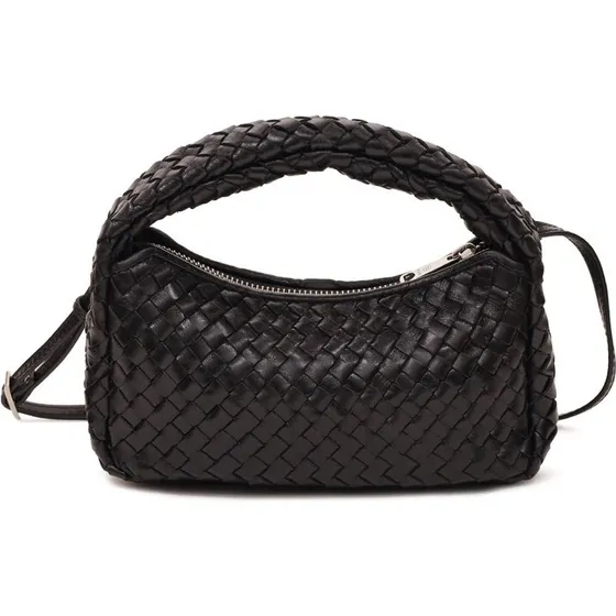 Adax Salerno Madelaine håndtaske i flettet skind