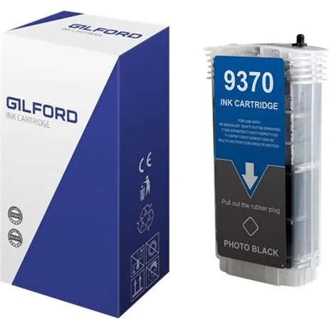 Gilford Foto-sort Blækpatron 130 ml til HP DesignJet