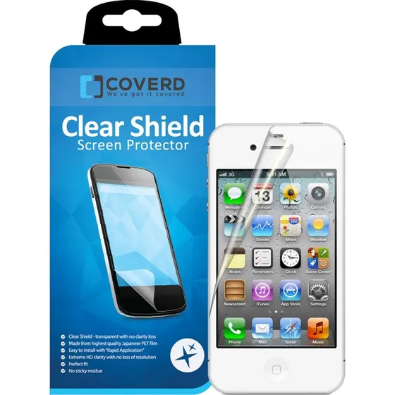 CoveredGear Skærmbeskytter til iPhone 4/4S