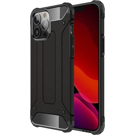 Armor Guard Telefontaske til iPhone 13 Pro - Sort