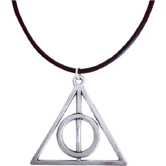 Harry Potter Deathly Hallows Choker - Sølvfarvet halskæde