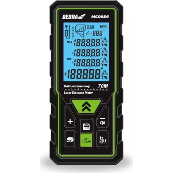Dedra MC0934 Laser afstandsmåler - 70 m