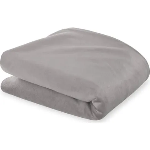 Velvet Sidesovepudebetræk 40 x 145 cm - Grålig