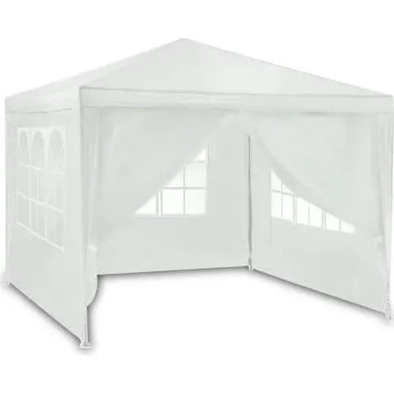 Plonos Hvid Havepavillon 3x3m 4936