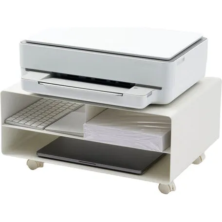 Yamazaki Printerstander med hjul, sort 48x37x19 cm