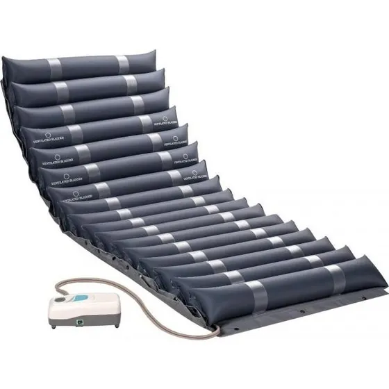 MDH Tryksårs-madras med pumpe, enkelt, 190 × 85 cm