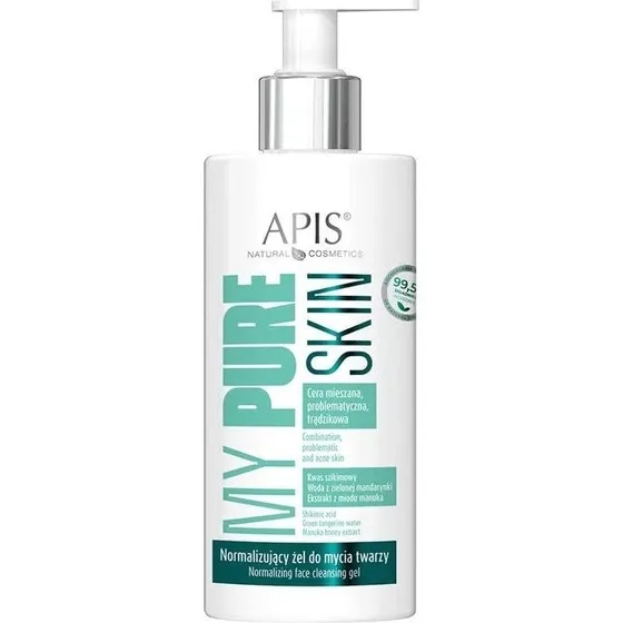 Apis Natural Cosmetics My Pure Skin Normaliserende Ansigtsrensende Gel 300ml