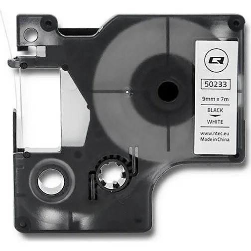 Qoltec Mærkattape Hvid 0,9 cm x 7 m til DYMO LabelMANAGER