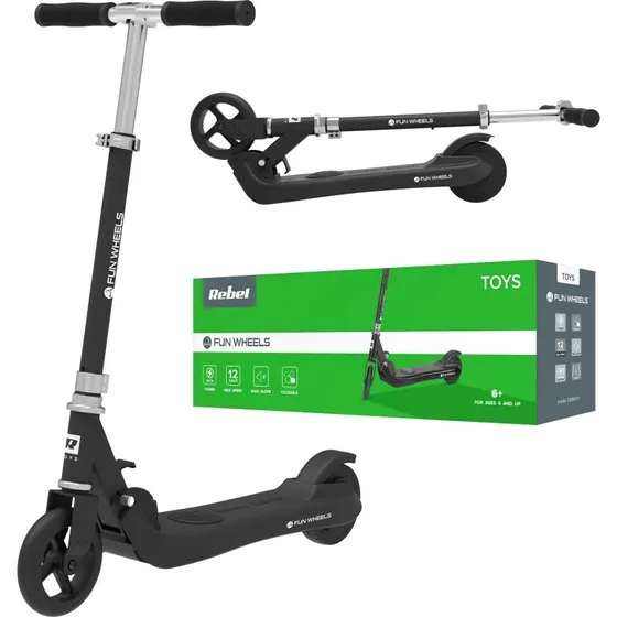 Rebel Fun Wheels El-løbehjul til børn - 12 km/t, 50 kg, IPX4