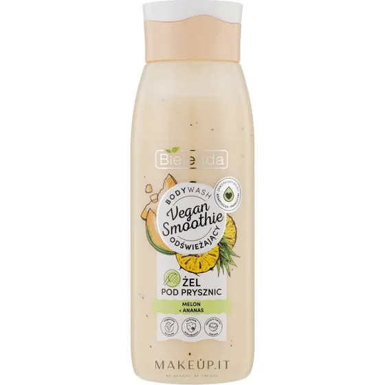 Bielenda Vegansk Smoothie Melon & Pineapple Shower Gel, 400 ml
