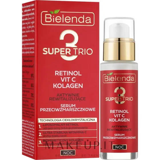Bielenda Super Trio revitaliserende natserum 30 ml