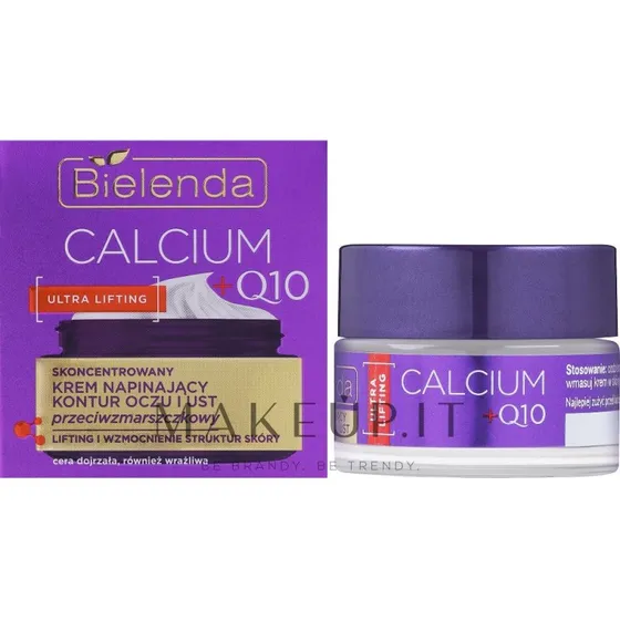 Bielenda Calcium + Q10 Opstrammende Øjen- og Læbekonturcreme 15 ml