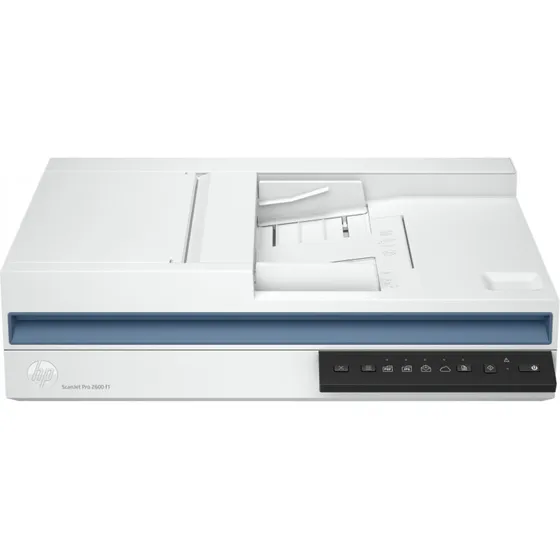 HP Scanjet Pro 2600 f1 A4 flatbed & ADF-scanner, hvid