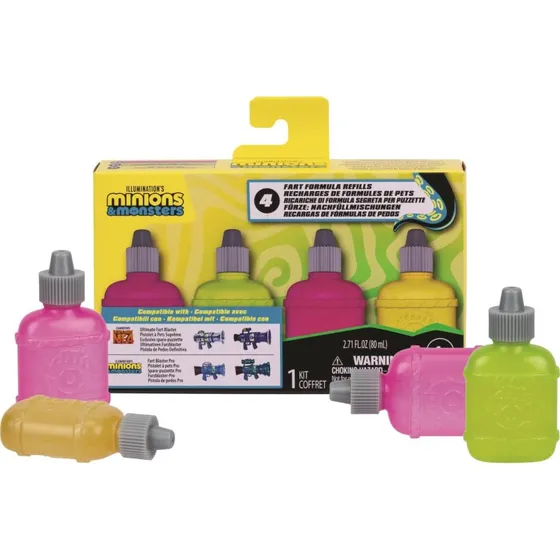 Minions & Monster Supreme Fart Blaster Refill 4-pak