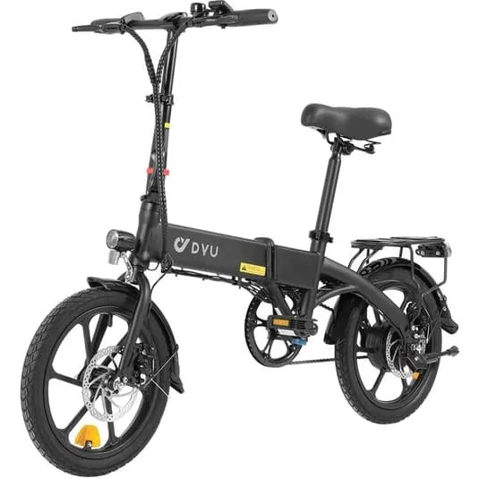 DYU A1F Pro Foldbar Elcykel - 250W, 36V 7,5Ah, 16 tommer