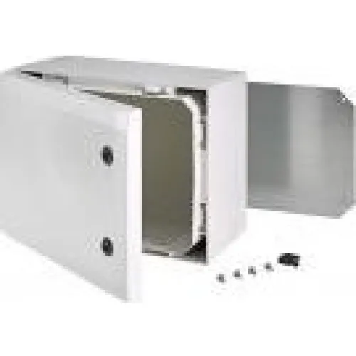 Fibox Arca Vægskab IP66 400x600x210 mm med gråt låg