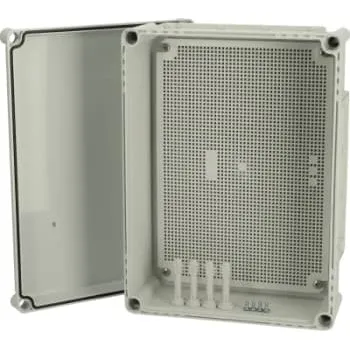 EKPE MPI 130 G. Montagekasse med perforeret plade, 380x280x130 mm