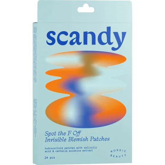 Scandy Spot the F Off Invisible Blemish Patches, 24 stk.