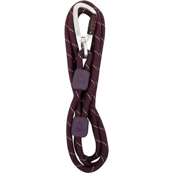 Woolly Wolf Rope Leash - 10mm - 180cm - Juicy Plum