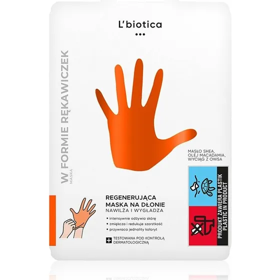 L’biotica regenererende håndmaske i handsker, 26 g