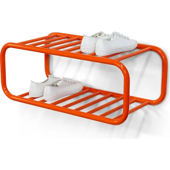Spinder Design Retro Skoreol Orange Stål H28xB72xD35,2 cm