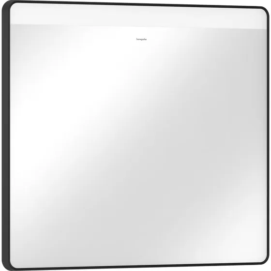 Hansgrohe Xarita Lite Q spejl med lys, 80x70 cm, sort