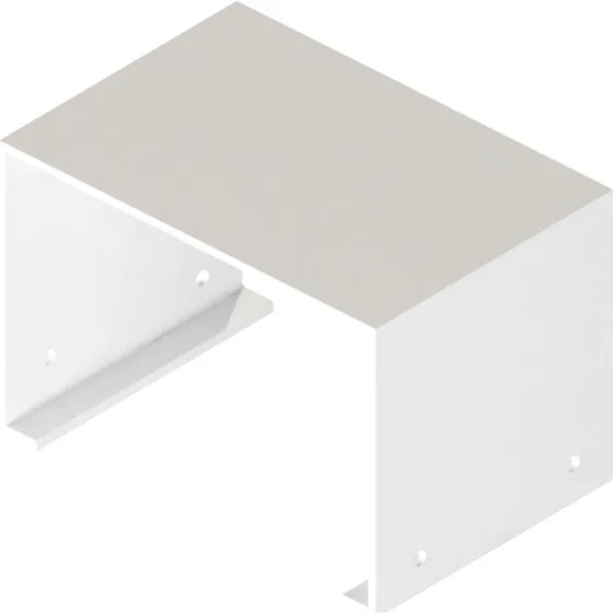 Qventi vægkanal, aluminium hvid