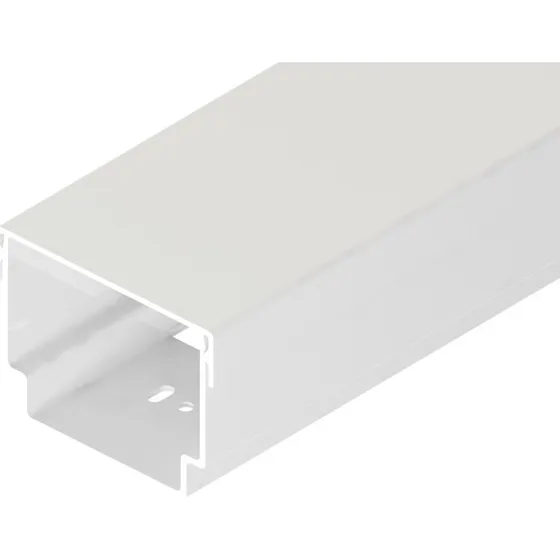 Qventi vægkanal aluminium 2 meter, hvid