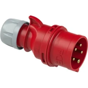 HTCN CEE stikprop 32A 3P+N+J 400V rød IP44